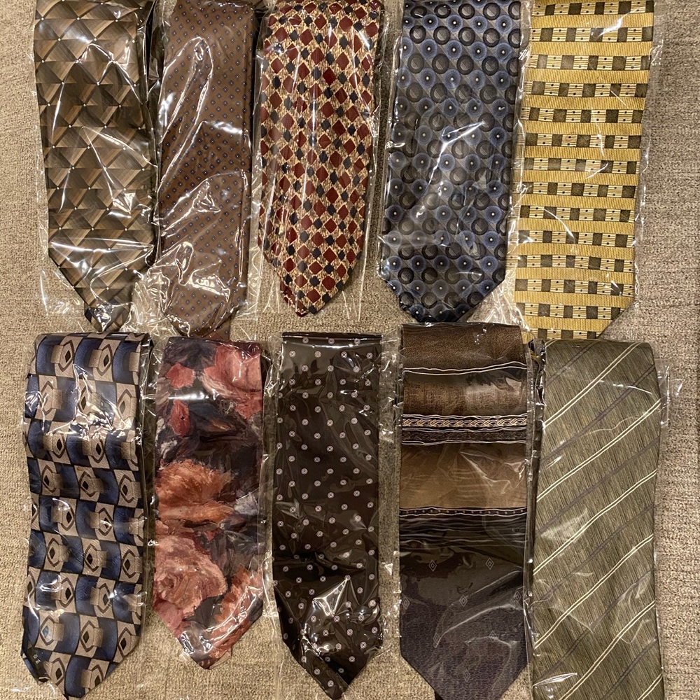 10 for $15 Men’s Silk Neck Ties
